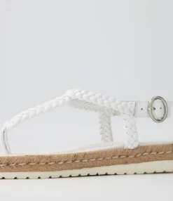 Cheap Stanford White Leather Sandals Women Sandals
