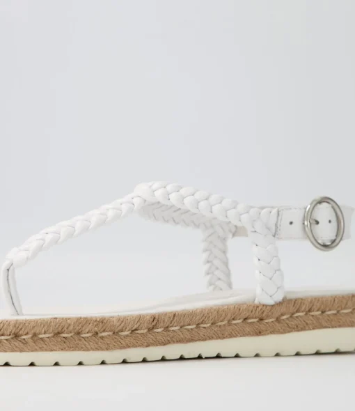 Cheap Stanford White Leather Sandals Women Sandals