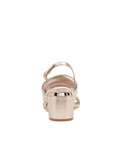 Best Starri Platino Metallic Multi Sandals Women Heels