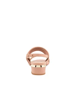 Cheap Talsa Nude Leather Women Heels