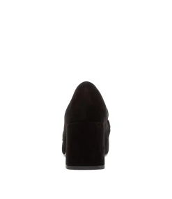 Discount Tarni Black Suede Heels Women Loafers