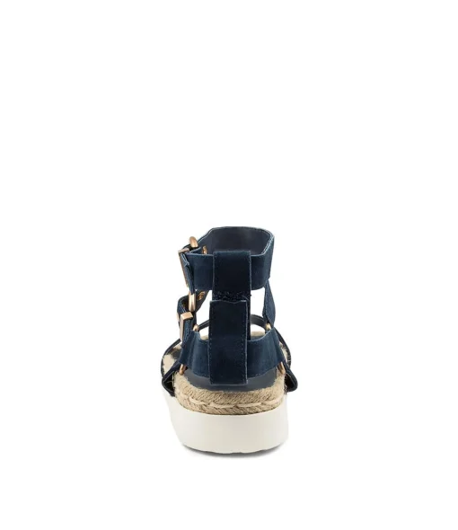 Best True Navy Suede Women Sandals