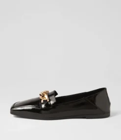 Best Tuscon Black Patent Leather Loafers Women Loafers