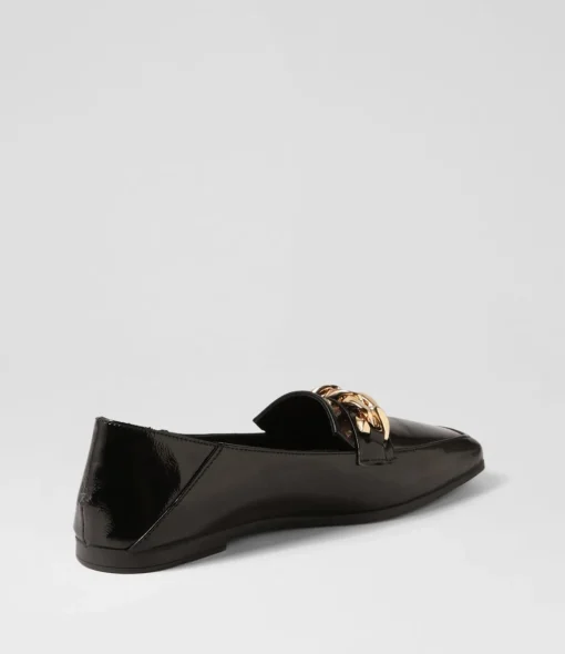 Best Tuscon Black Patent Leather Loafers Women Loafers