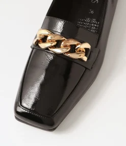 Best Tuscon Black Patent Leather Loafers Women Loafers