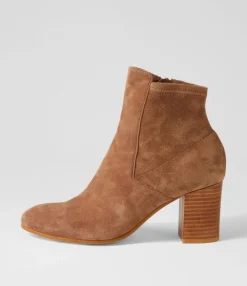 Best Uluv Light Choc Stretch Microsuede Ankle Boots Women Ankle Boots