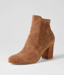 Best Uluv Light Choc Stretch Microsuede Ankle Boots Women Ankle Boots