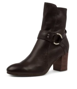 Online Umight Choc Leather Women Ankle Boots