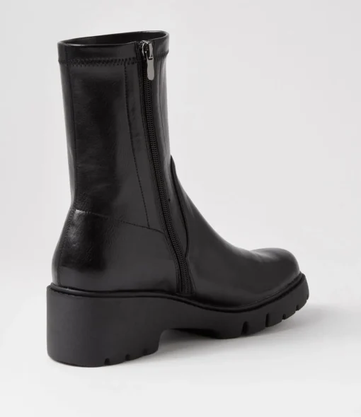 Shop Uner Black Stretch Ankle Boots Women Ankle Boots