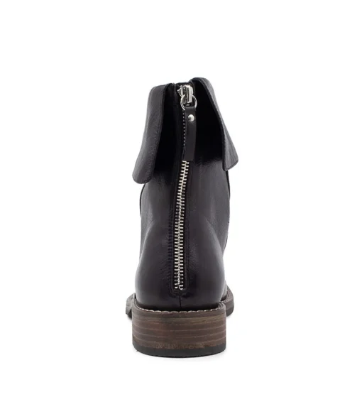 Online Unsee Black Leather Ankle Boots Women Ankle Boots
