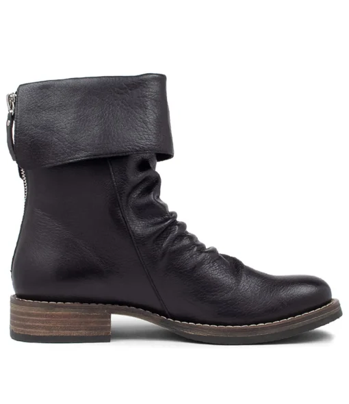 Online Unsee Black Leather Ankle Boots Women Ankle Boots