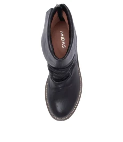 Online Unsee Black Leather Ankle Boots Women Ankle Boots