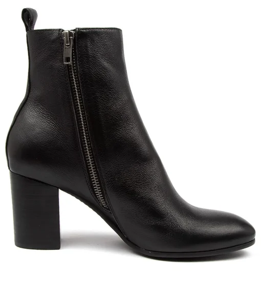 Discount Untrust Black-Black Heel Women Ankle Boots