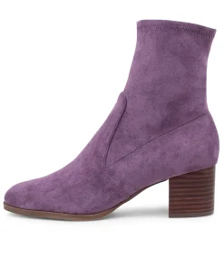 Fashion Venti Amethyst Microsuede Ankle Boots Women Ankle Boots