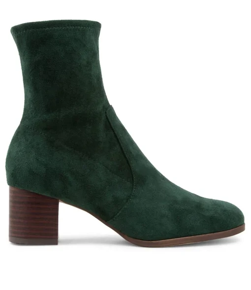 New Venti Forest Stretch Microsuede Ankle Boots Women Ankle Boots