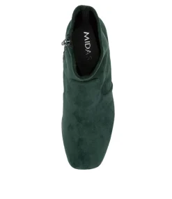 New Venti Forest Stretch Microsuede Ankle Boots Women Ankle Boots