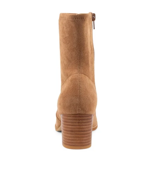 Store Venti Sand Stretch Microsuede Ankle Boots Women Ankle Boots