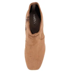 Store Venti Sand Stretch Microsuede Ankle Boots Women Ankle Boots