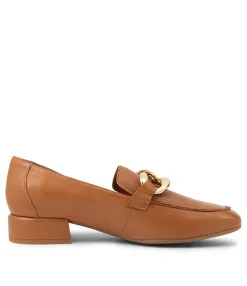 Best Visten Dk Tan Leather Loafers Women Loafers