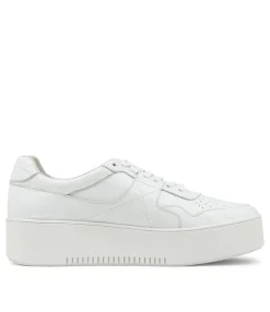 Best Sale Wabel White Leather Sneakers Women Sneakers