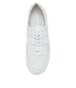 Best Sale Wabel White Leather Sneakers Women Sneakers