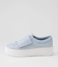 Outlet Whispa Denim White Leather Sneakers Women Sneakers