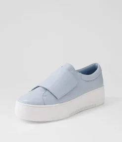 Outlet Whispa Denim White Leather Sneakers Women Sneakers