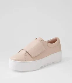 Cheap Whispa Rose White Leather Sneakers Women Sneakers