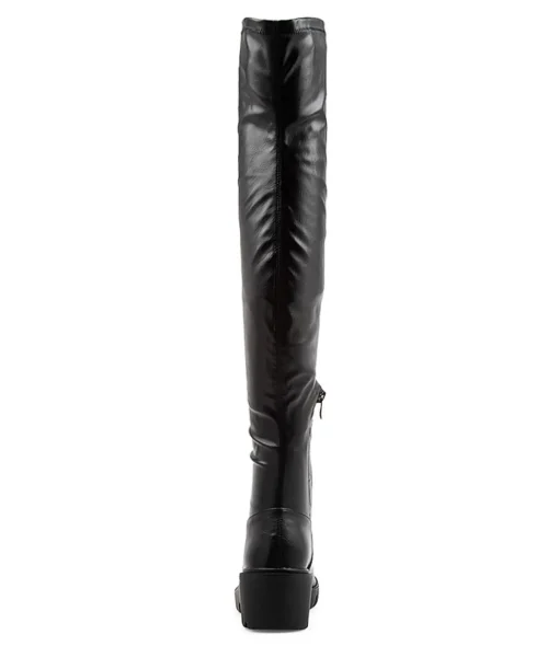 Best Xeenie Black Stretch Knee High Boots Women Boots
