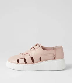 Cheap Yaos Rose White Leather Sneakers Women Sneakers