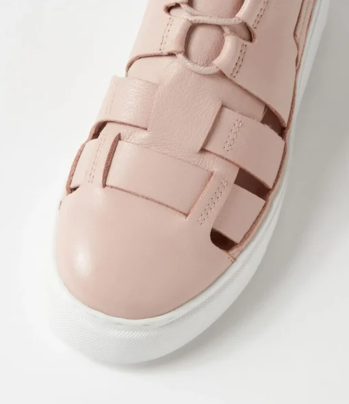 Cheap Yaos Rose White Leather Sneakers Women Sneakers
