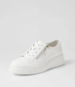 Hot Yorkie White Patent Leather Sneakers Women Sneakers
