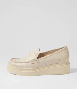 Online Zafari Milk Leather Loafers Women Loafers