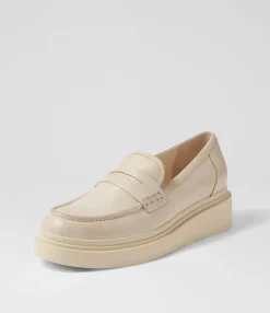 Online Zafari Milk Leather Loafers Women Loafers