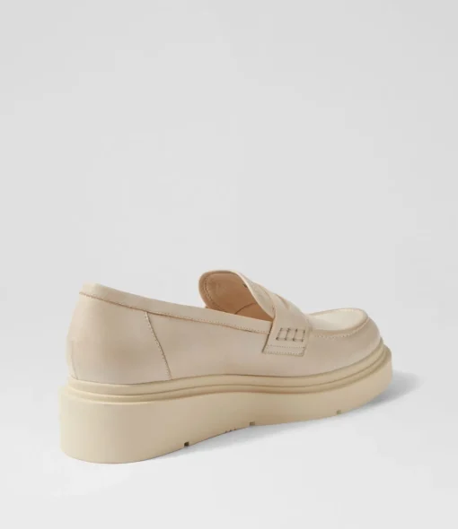 Online Zafari Milk Leather Loafers Women Loafers