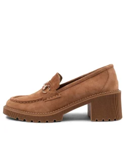 Outlet Zoei Light Choc Suede Heels Women Heels